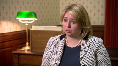 People want to see action says Karen Bradley.