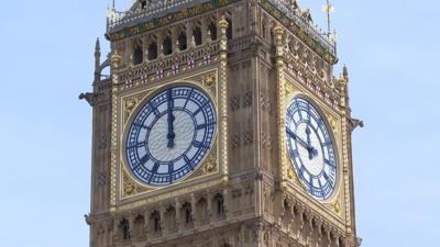 The Elizabeth Tower's clock face