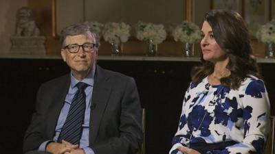 Bill and Melinda Gates discuss charitable work