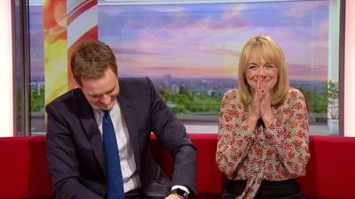 Dan Walker and Louise Minchin