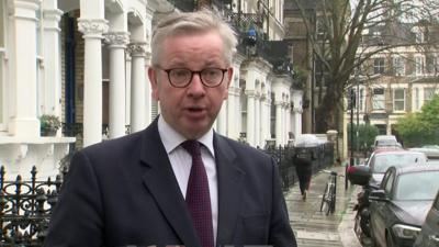 Cabinet Office Minister Michael Gove