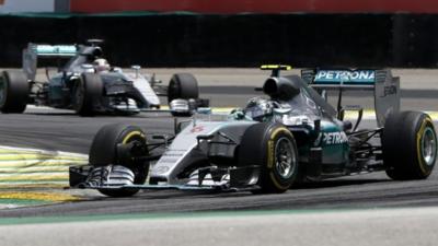 Nico Rosberg leads home Lewis Hamilton in Brazil