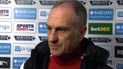 Swansea City boss Francesco Guidolin