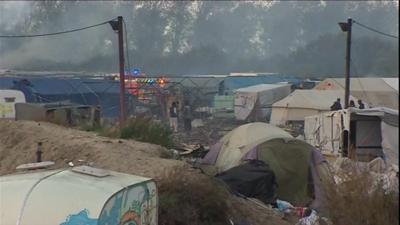 Migrant camp Calais