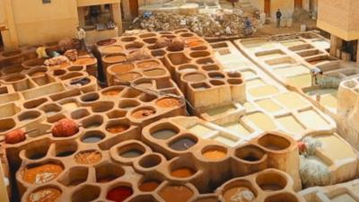 Moroccan tannery