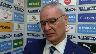 Leicester manager Claudio Ranieri