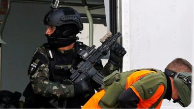 Terror training exercise in Rio