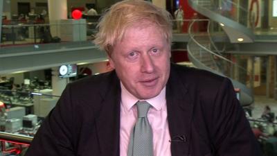 London Mayor Boris Johnson