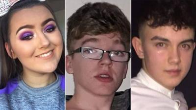 On St Patrick's Day, a crush outside a disco in Cookstown killed Lauren Bullock, Morgan Barnard and Connor Currie. Dozens of students from St Patrick's Academy were there.