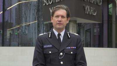 Met Police Assistant Commissioner Nick Ephgrave speaks after a serving officer was arrested over the disappearance of Sarah Everard.