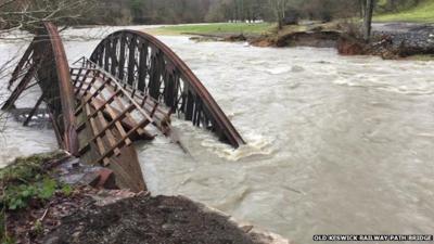 Old Keswick Railway Path Bridge