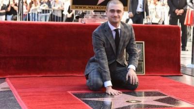 Daniel Radcliffe with star