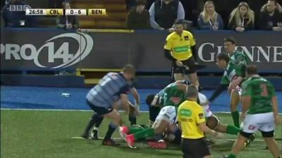 Pro14: Cardiff Blues 31-25 Benetton Rugby