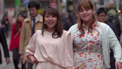 Plus size models Nao and Aisha in Japan