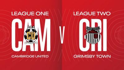 Cambridge United v Grimsby Town graphic