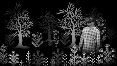 Warli artist Rajesh Wangad