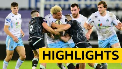 Pro14 highlights: Ospreys 23-15 Glasgow Warriors