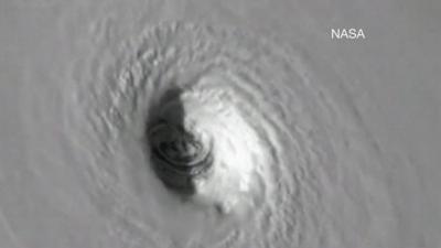 Eye of Hurricane Irma