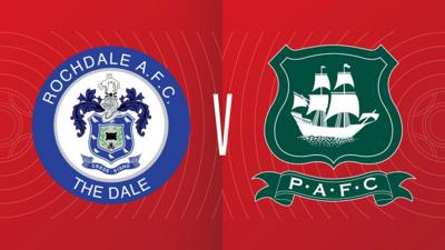 Rochdale 1-2 Plymouth Argyle