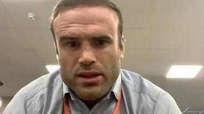 Rugby star Jamie Roberts, a qualified doctor, speaks of his voluntary role for the NHS in the fight against coronavirus.