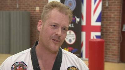 Taekwondo teacher Stuart Usher