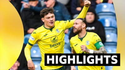 Rangers v Hibs highlights graphic