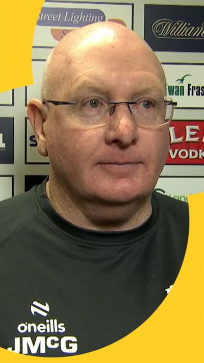 Falkirk manager John McGlynn