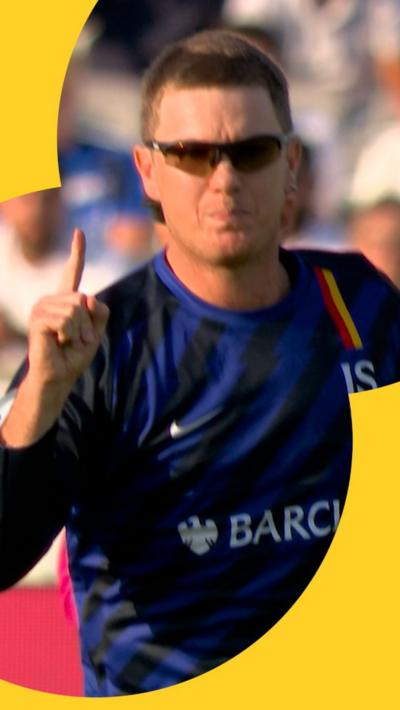 Adam Zampa celebrates bowling Jos Buttler