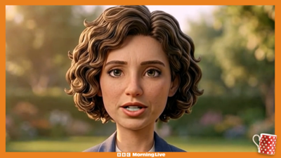 Ava, an AI generated avatar