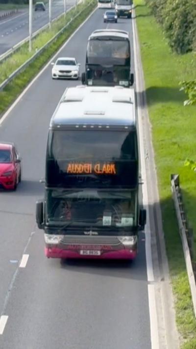 Coaches on road
