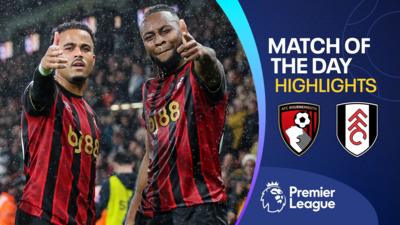 Bournemouth's Justin Kluivert and Antoine Semenyo