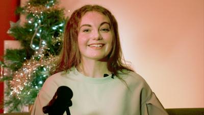 History content creator Rhiann Hart looking at the camera