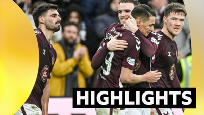 Hearts celebrate