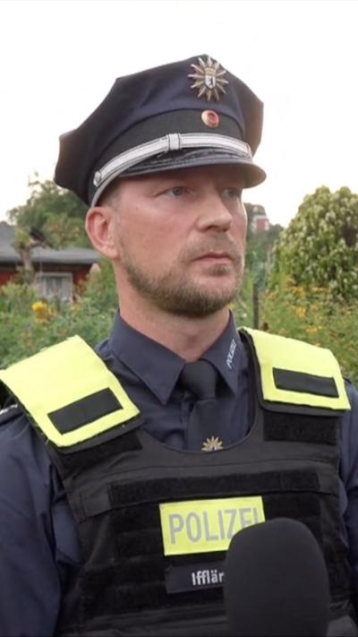 A German police officer 