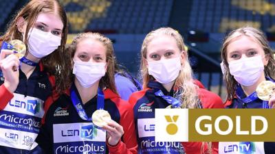 Great Britain's 4x100m relay team