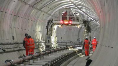 New underground line being built