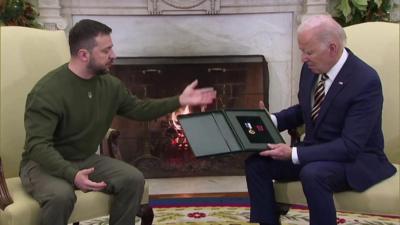 Zelensky and Biden