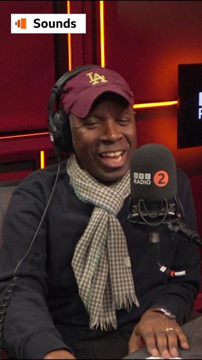 Clive Myrie in the Radio 2 studio.