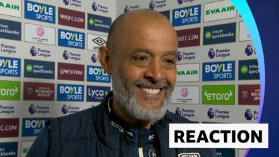 West Ham United manager Nuno Espirito Santo