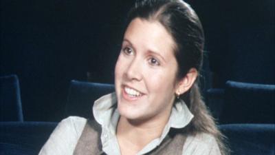 Carrie Fisher.