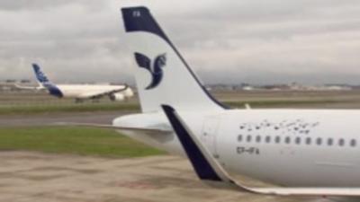 Airbus plane in Iran