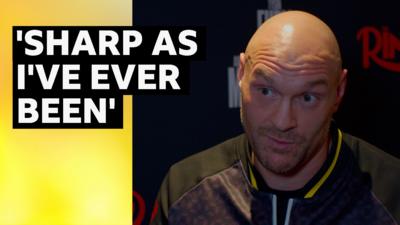 Tyson Fury speaking in interview 