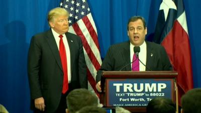 Donald Trump and Chris Christie