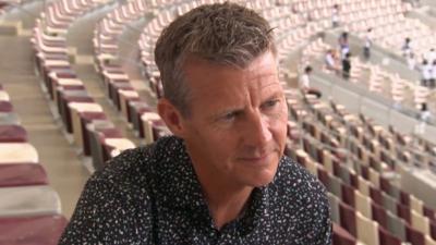 BBC athletics commentator Steve Cram