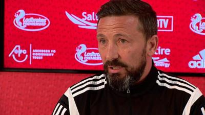 Aberdeen manager Derek McInnes