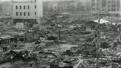 Tokyo devastated by war in World War Two