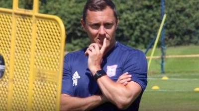 Ipswich Town manager Paul Hurst