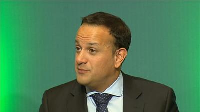 The Irish prime minister, Leo Varadkar