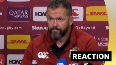 Lions head coach Andy Farrell