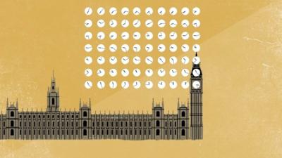 Westminster and ticking clocks